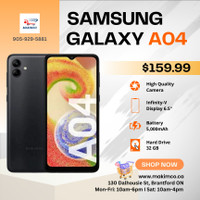 Unlocked SAMSUNG Galaxy A04 (SM-A045F/DS) Dual SIM 64GB/ 4GB