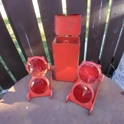 VINTAGE ROAD SIDE EMERGENCY SAFETY KIT, View more