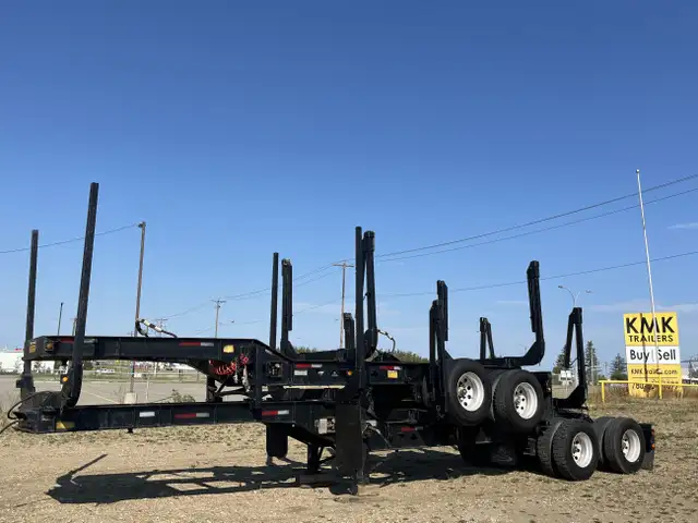 2015 BWS Super B Log Trailer 6 Bunks Tandem Lead and Pup in Heavy Equipment in Barrie - Image 2