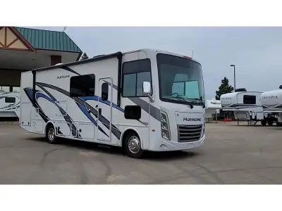 The 2023 Thor Hurricane 29M is a roughly 30-foot Class A gas motorhome built on a Ford F-53 chassis...