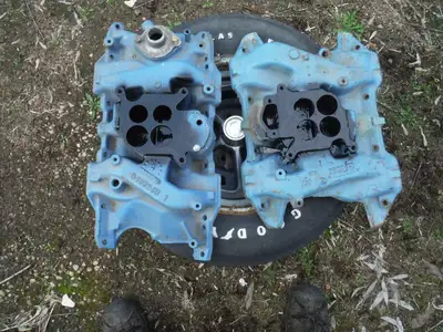 I have a 70 340 mopar and a69 440 mopar intake and carbs for a 70 340 auto and a 68-9 340,383 and 10...