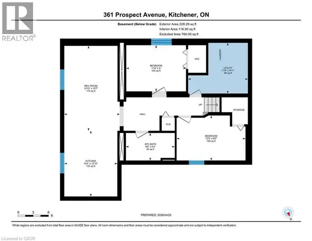 361 PROSPECT Avenue Kitchener, Ontario in Houses for Sale in Kitchener / Waterloo - Image 29