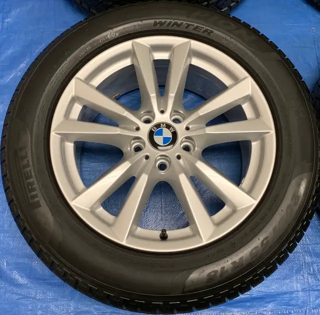 2017 BMW X5 OEM 18" Rims & Run-Flat Winter Tires *90%* in Tires & Rims in Markham / York Region - Image 3