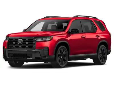 The brand new 2026 Honda Pilot Black Edition All-Wheel Drive in a striking Red finish is the ultimat...