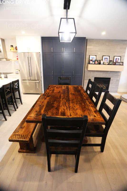 Ontario Barnwood Trestle Tables / www.table.ca in Dining Tables & Sets in Cambridge - Image 2