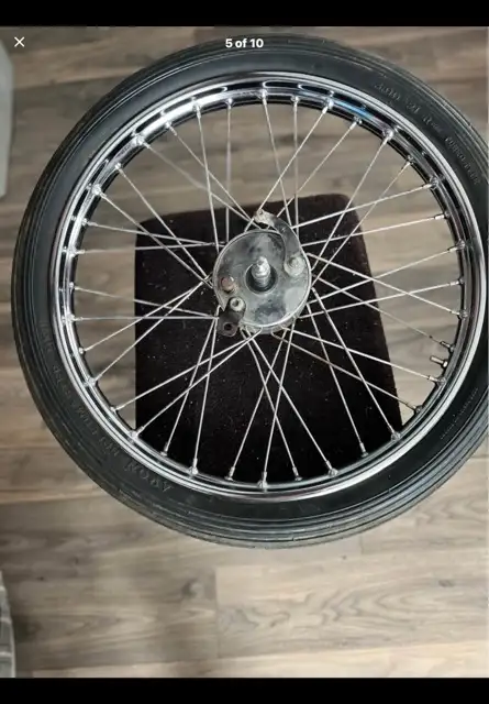 1970s Old School P&P Girder 21” HallCraft Wheel Harley-Davidson in Motorcycle Parts & Accessories in City of Montréal - Image 11