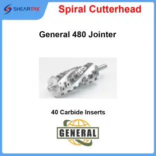 General Planer and Jointer with Spiral Helical Cutterhead, View more