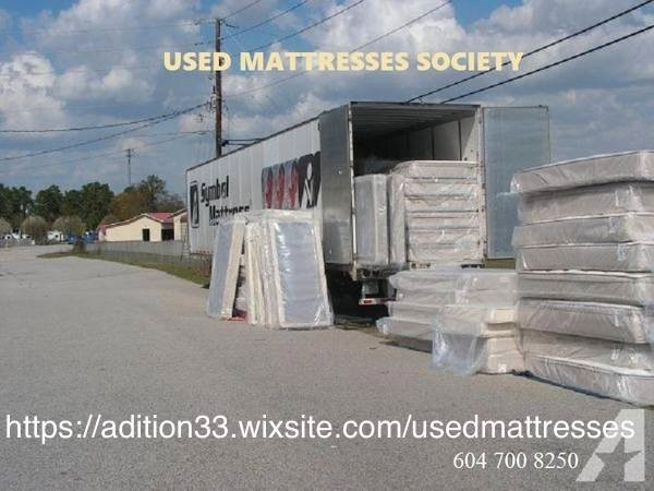 MAGNIFIC SALE KING QUEEN DOUBLE AND SINGLE SIZE USED MATTRESSES in Beds & Mattresses in Delta/Surrey/Langley