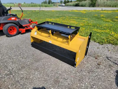 Zero Down financing available! Mapleside MFG. INC. Skid Steer-Style Quick Attach Snow Pusher66 INCHE...