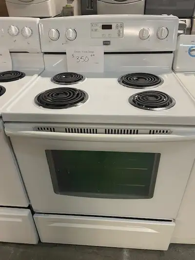 Cuisinière blanche serpentins Maytag, View more