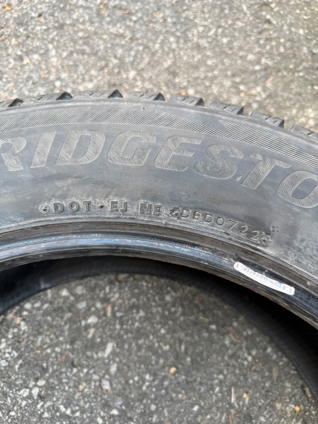 245/60R20 Bridgestone Blizzak Winter Tires dans Pneus et jantes  à Ville de Montréal - Image 3