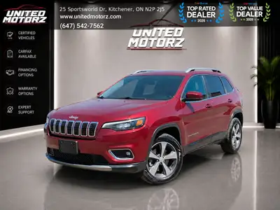 2019 Jeep Cherokee Limited AUTO 4WD 3.2L 6CYL SAFETY CERTIFIED NO ACCIDENTS 25 SERVICE RECORDS~~` 20...