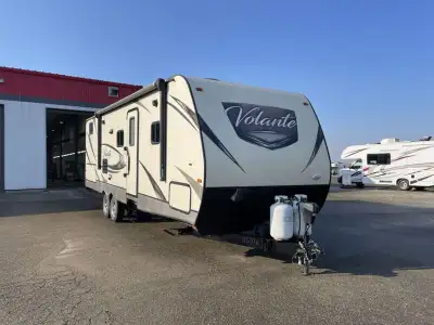 Let your next set of camping excursions start with the 27BK Volante travel trailer by CrossRoads RV....