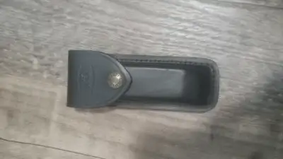 Buck 110 folder/ W Leather belt case, View more