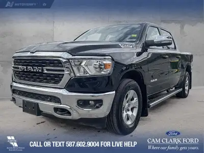 2022 Ram 1500 Big Horn, Trailer Tow Package, Heated Seats, Power Driver Seat, Heated Wheel, Remote S...