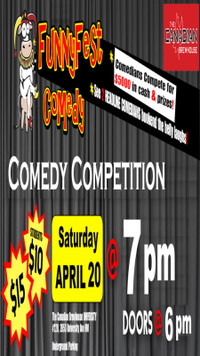 24th Annual FUNNYFEST Comedy Competition -- April 20