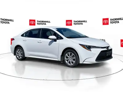Thornhill Toyota Proudly Presents This White 2025 Toyota Corolla with LE CVT Package, Featuring:~ On...