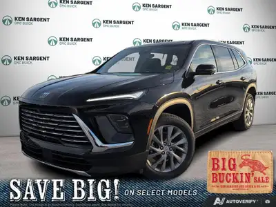 The 2026 Buick Enclave Preferred in striking black with AWD handles with grace and confidence across...