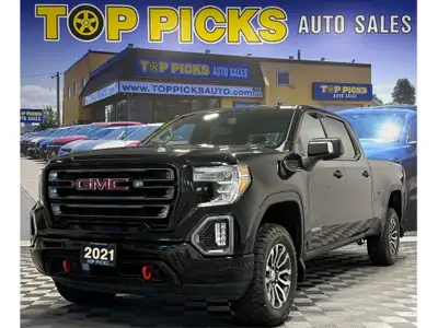AT4, Crew Cab, 4x4, 3.0 Liter Diesel, Premium Two Tone Leather Interior, Buckets & Console, Power Se...
