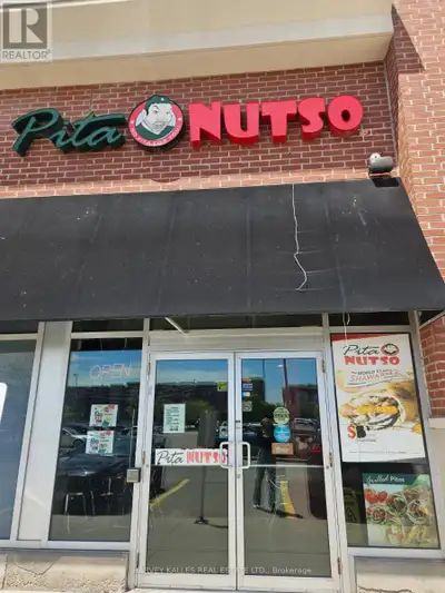 Incredible opportunity to own a fully operational Pita Nutso franchise in Milton's high-traffic Derr...