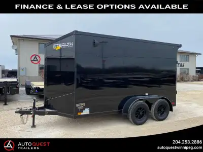 WE DELIVER - This trailer is located in Winnipeg, MB. Brand New 2026 Stealth Titan 6’ x 12’ x 78” V-...