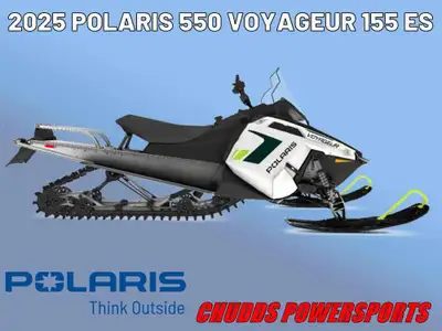 2025 Polaris 550 VOYAGEUR 155 ES ALL-IN PRICE JUST ADD THE TAXES! THE POLARIS SPRING SNOW PROMOTION...
