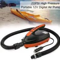 High Pressure Electr Digital Air Pump SUP Kayak Paddle Board 12V