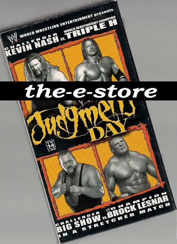 Wrestling VHS/DVD 2003 - JUDGMENT DAY. WWE/WWF/WCW/NWA/TNA/UFC.