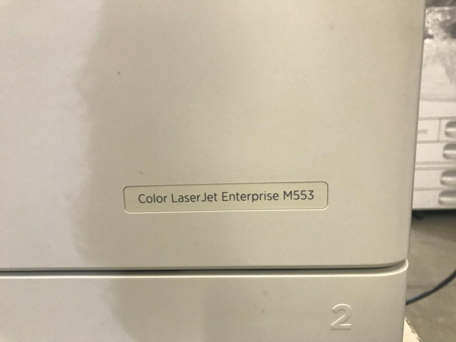 HP Color Laserjet  Enterprise M553x Desktop Printer in Printers, Scanners & Fax in Mississauga / Peel Region - Image 3
