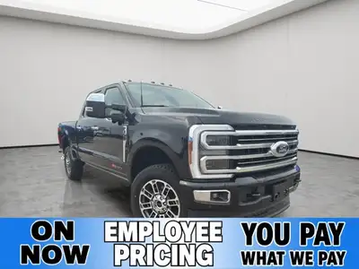 PLATINUM PLUS PKG, TWIN PANEL POWER MOONROOF, 5TH WHEEL/GOOSENECK HITCH PREP PKG, FX4 OFF-ROAD PACKA...