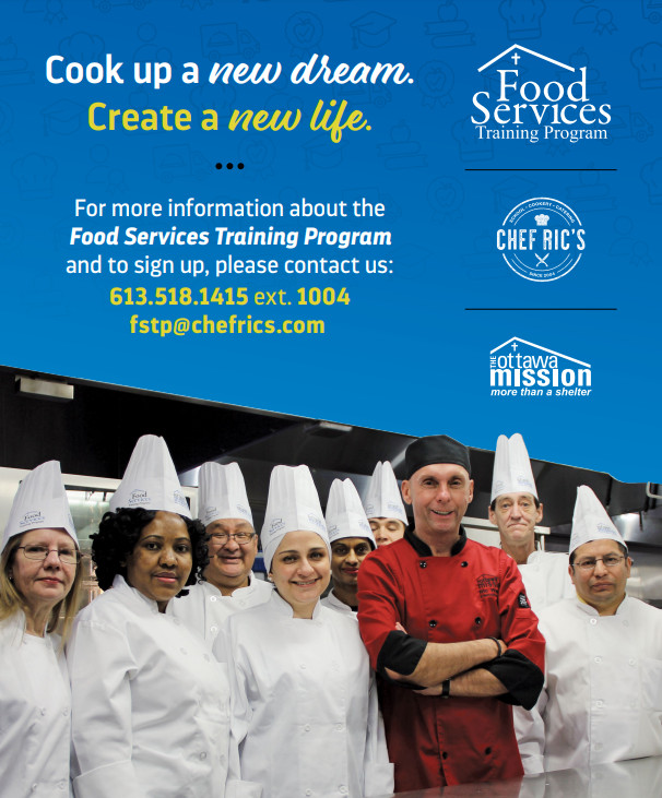 Cost FREE Food Services Training Program in Bar, Food & Hospitality in Ottawa