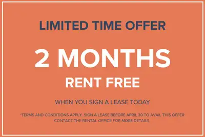 1 Month Free Rent No Last Month's Rent Deposit 2 Months Free Rent Visit our Website: https://www.cap...