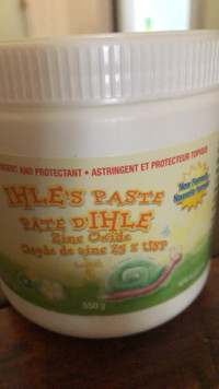 IHLE’s PASTE ZINC OXIDE FOR RELIEF OF DIAPER RASH. NEVER OPENED