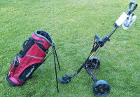 Brand New Foldable Golf Cart & Bag