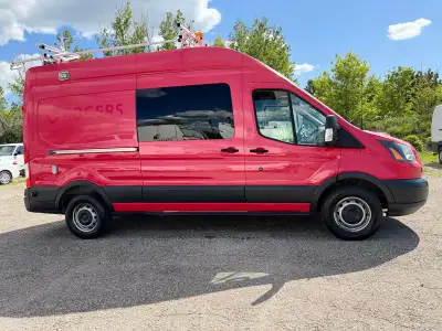 2015 Ford Transit Cargo Van Roof Rack, Inverter Inside with automatic air conditioning, back-up came...