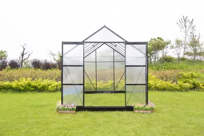 NEW 16.5 FT X 8.35 FT POLYCARBONATE GREENHOUSE GH1686, View more