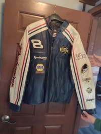 Budweiser leather jacket size medium Dale Earnhardt Jr Barrie Ontario Preview