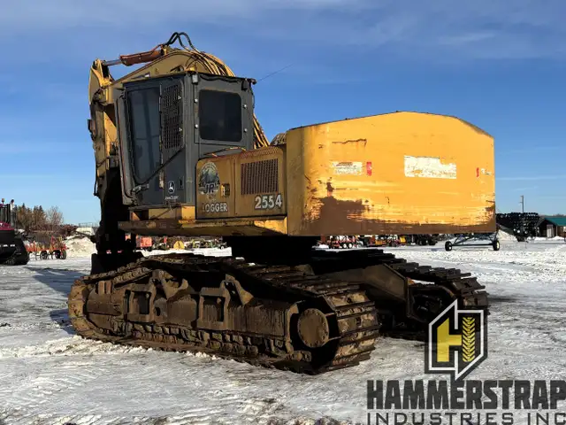 2003 JOHN DEERE 2554 Roadbuilder Excavator Track Hoe in Heavy Equipment in Edmonton - Image 7
