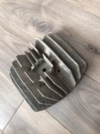 1974 1975 Honda CR125 EC Birt Cylinder Head Removed from ..1974 Honda CR125 EC Birt Works Racer $495...