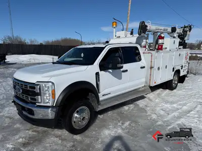 Countryside Fleet 2023 Ford F550 CrewCab 4x4 Service Truck + 6.7L PowerStroke Diesel + 4x4 W/ AutoMa...
