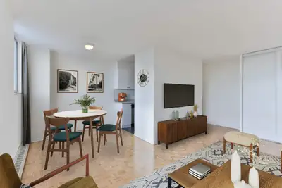 Building Features Welcome to 80 Cosburn Avenue, a modern high-rise rental property in the heart of E...