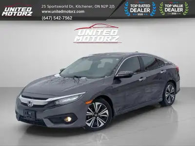 2017 Honda Civic Touring SAFETY CERTIFIED NO ACCIDENTS 16 Service Records !!! The 2017 Honda Civic T...