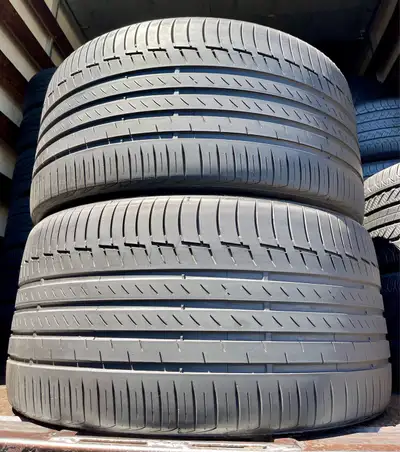 4 staggered 315/30/22 275/35/22 CONTINENTAL premiumcontact tires 90 % 85 tread left Dot # 2022 .rear...