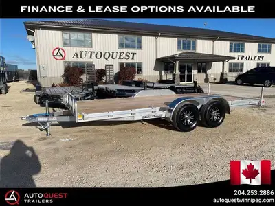 Rear Stabilizer Stands & Aluminum Wheels! Our 2026 Stronghaul 82in. x 18’ (16’ + 2’) Open Deck, Beav...