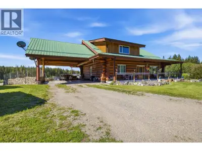 Escape to your own private retreat with this stunning Pioneer log home set on 2.5 fully fenced acres...