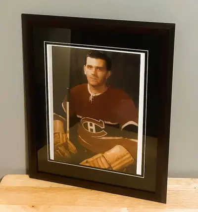 PHOTO 1: (approx. 15.5” x 12.5”) ~Maurice Rocket Richard #9 Montreal Canadiens Collectors Portrait G...