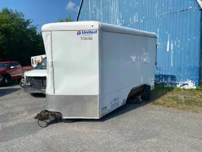 2013 Utility Trailer, 12' interior length, plus the tongue. 7' wide interior. 7' height interior. Ha...
