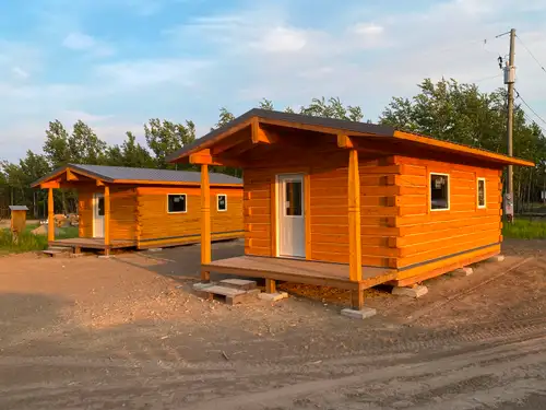 *** available if ad is up - will not reply to "is this available". New log cabin, size 14x24, comple...