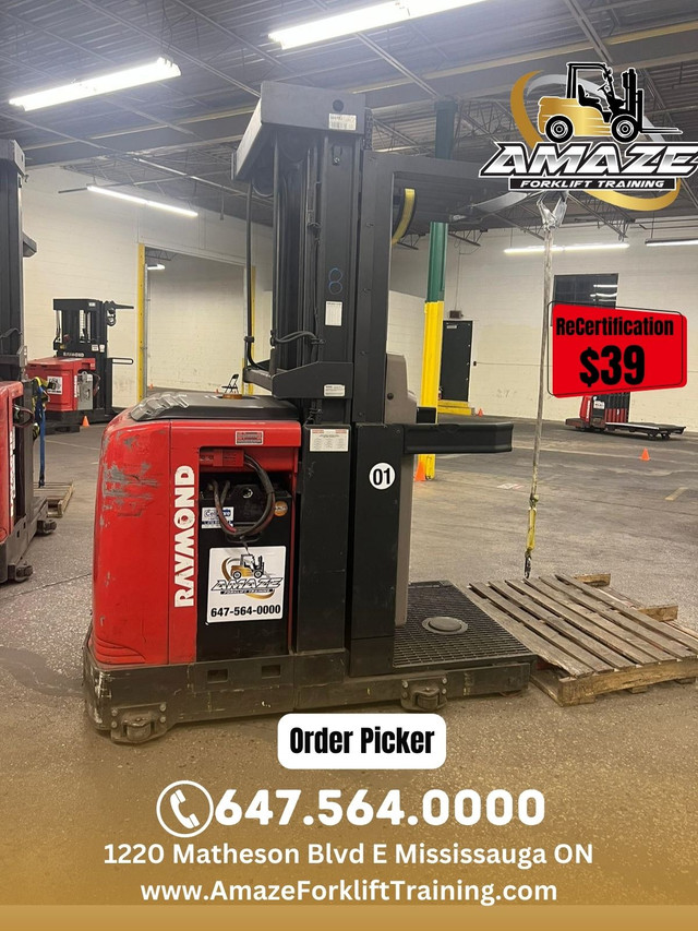 Forklift Training School, Get Certified Operator in 39 only