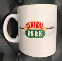 FRIENDS  Central Perk White/Green Large  Coffee Mug (20 oz) NEW